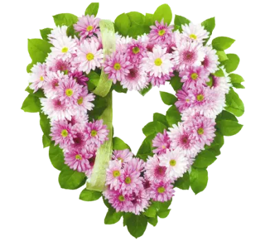 Leaf-Trimmed Heart